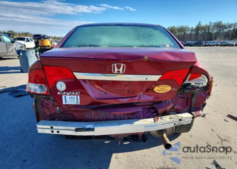 2009 Honda Civic Lx z USA, uszkodzony, nr VIN 2HGFA16569H526174